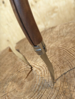 "bois de noyer" Opinel Pilzmesser mit WALNUSSHOLZGRIFF, in schicker Geschenkbox – Bild 3